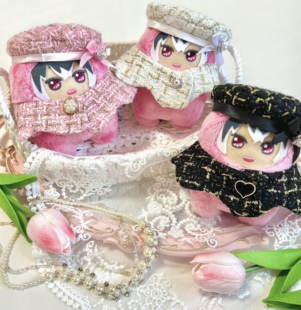 ベレー帽もくもくスタイセットアップ