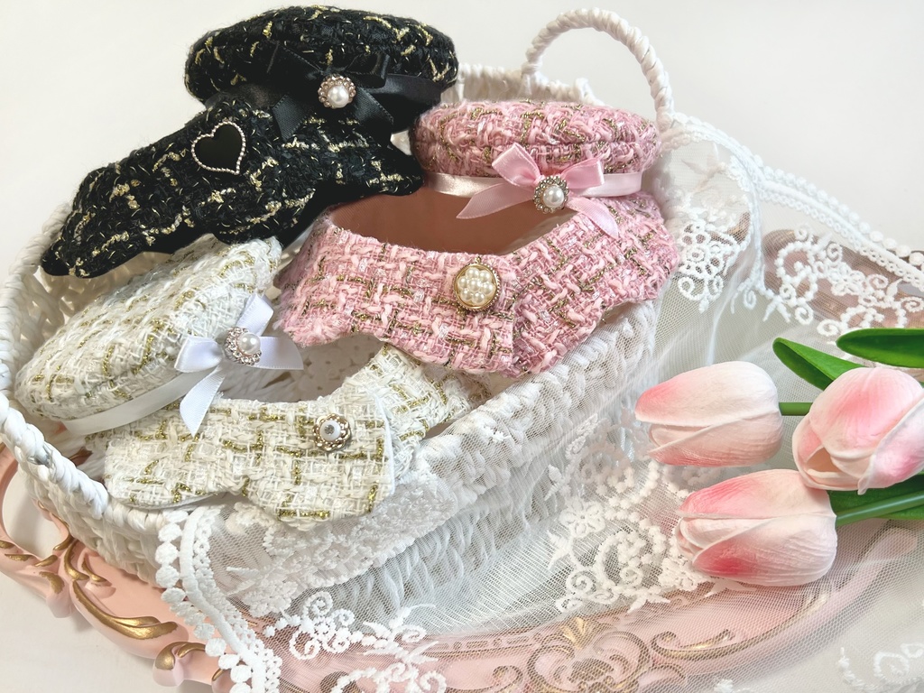 ベレー帽もくもくスタイセットアップ