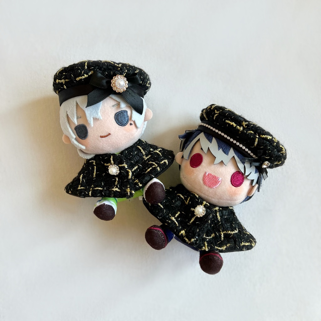 マフラー付き ベレー帽セットアップ(ストーン有ver.)