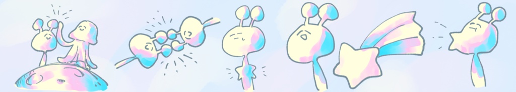 うちゅうじんパステルトート