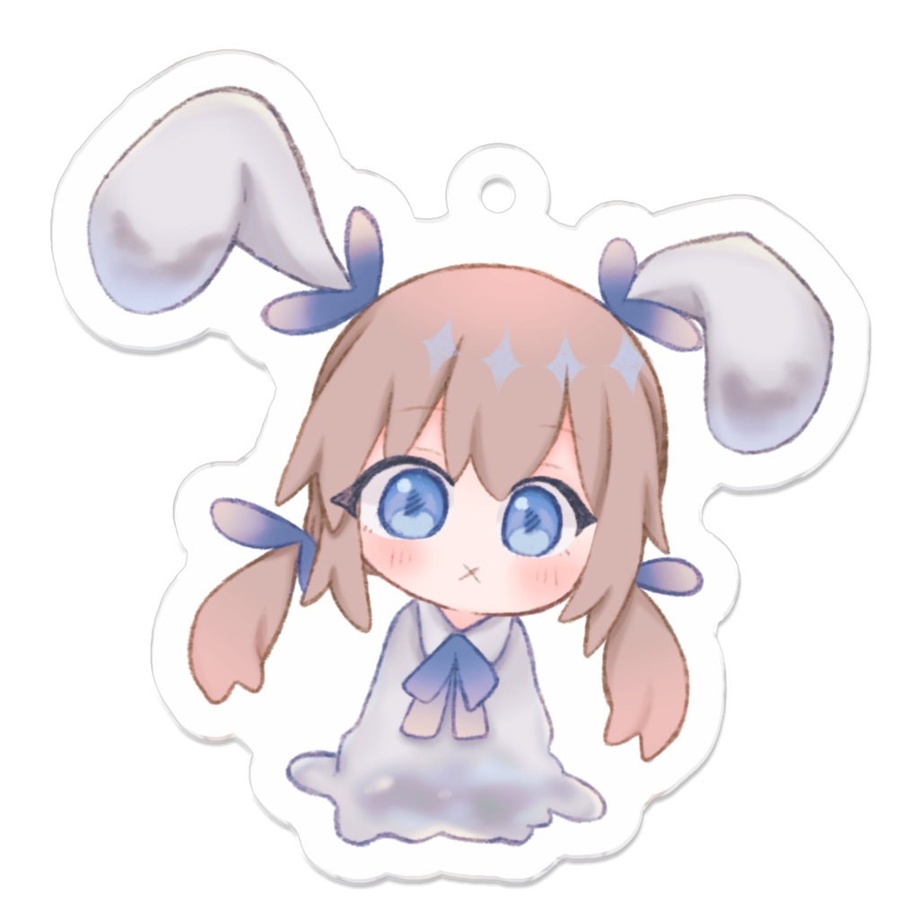 うさ耳液体生命体アクリルキーホルダー