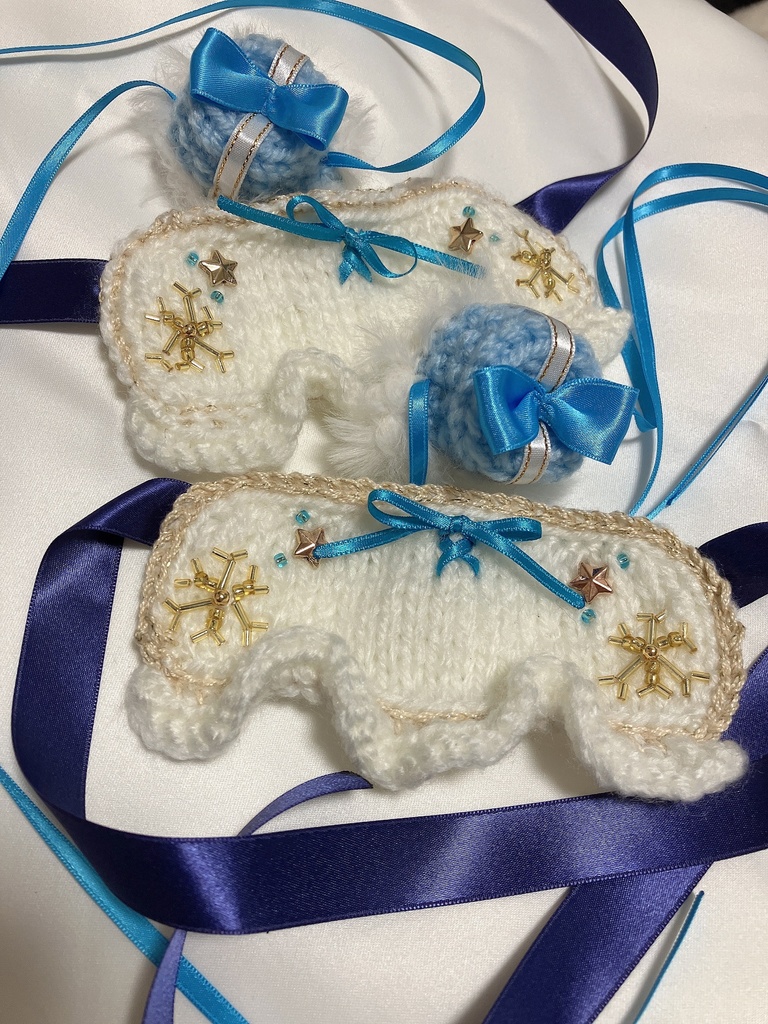 Brancoイメージ　ミニ帽子と刺繍ポンチョセット