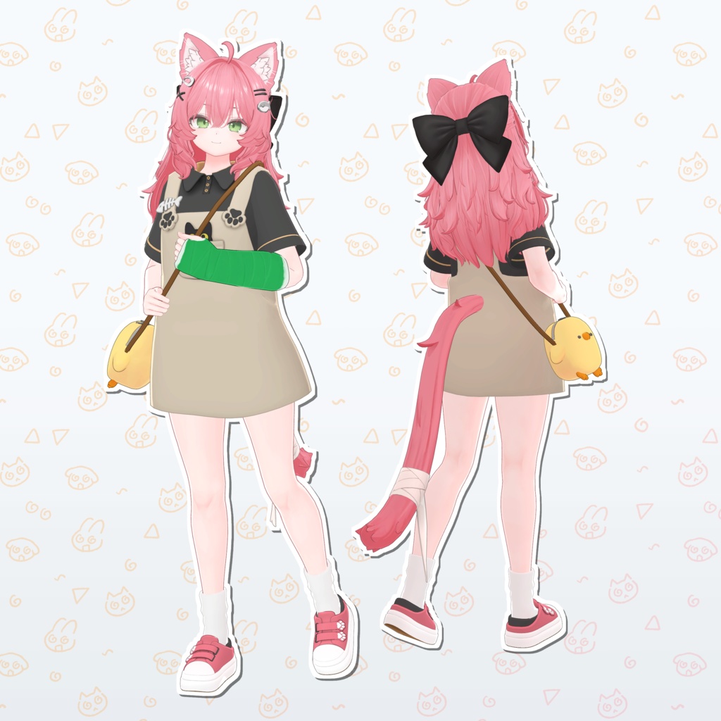 オリジナル3Dモデル【ルア / Rua】 v1.00