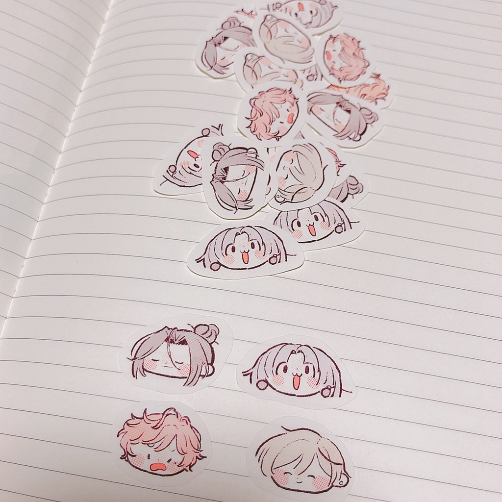 西のちっちゃいシール