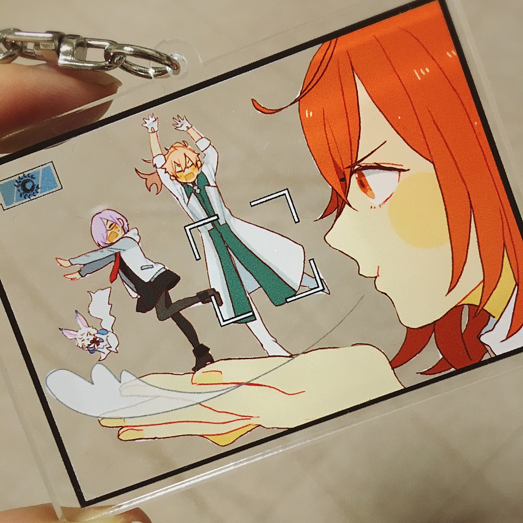 写真風アクリルキーホルダー
