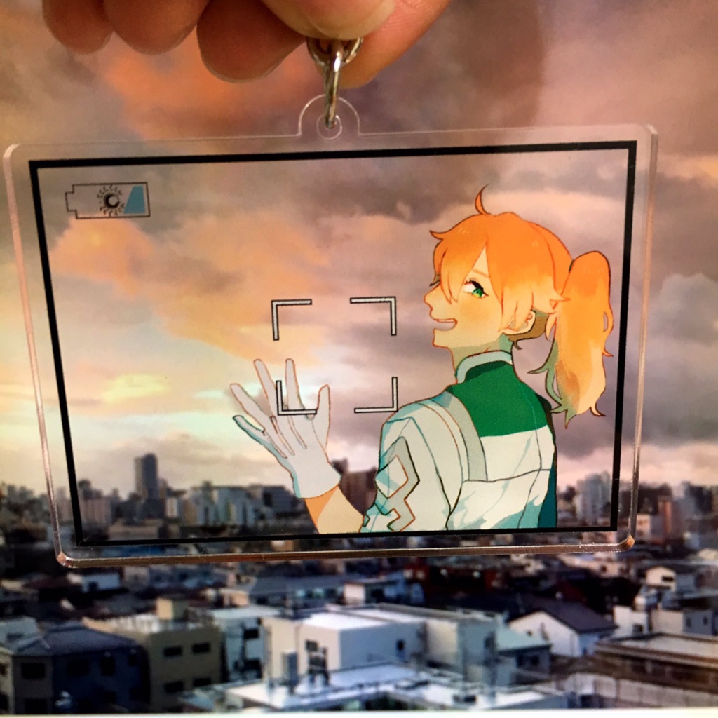 写真風アクリルキーホルダー