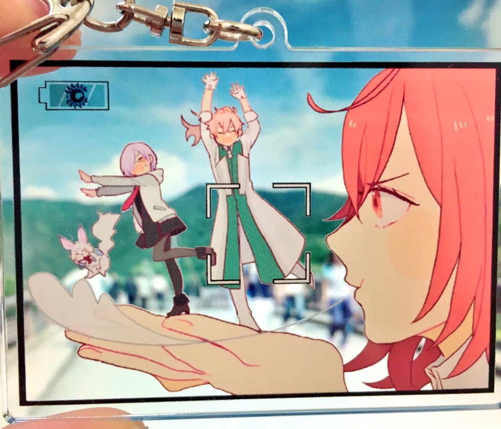 写真風アクリルキーホルダー