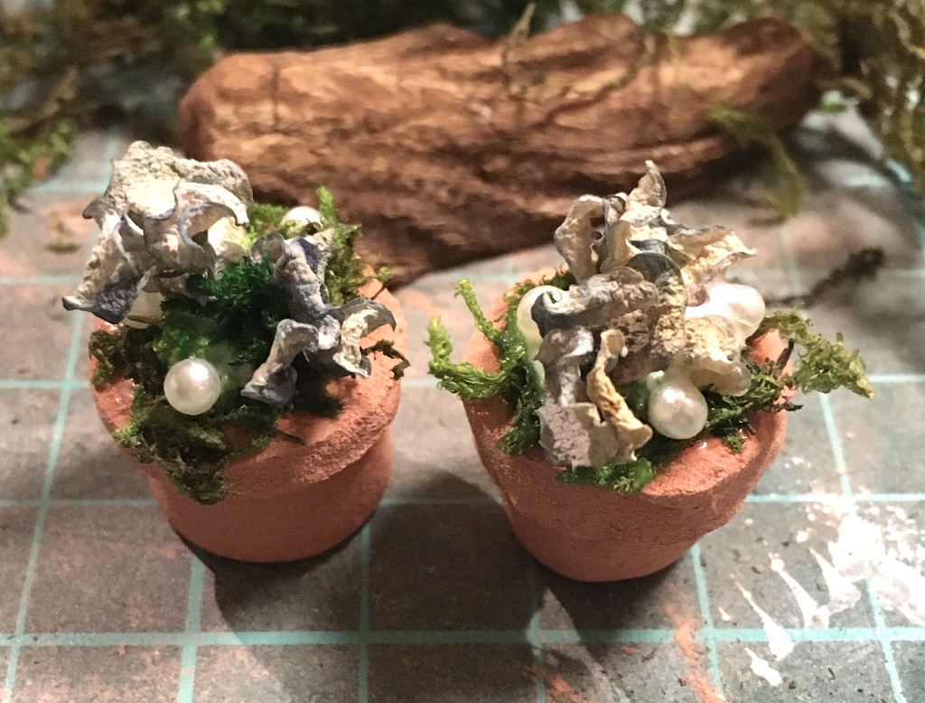 ミニチュア植木鉢2個セット