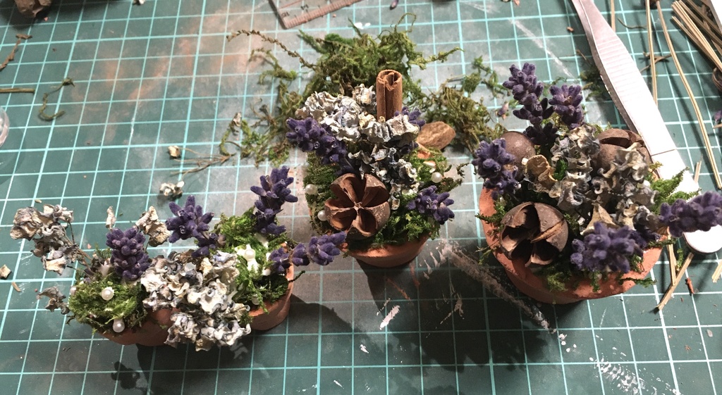 ミニチュア植木鉢4点セット