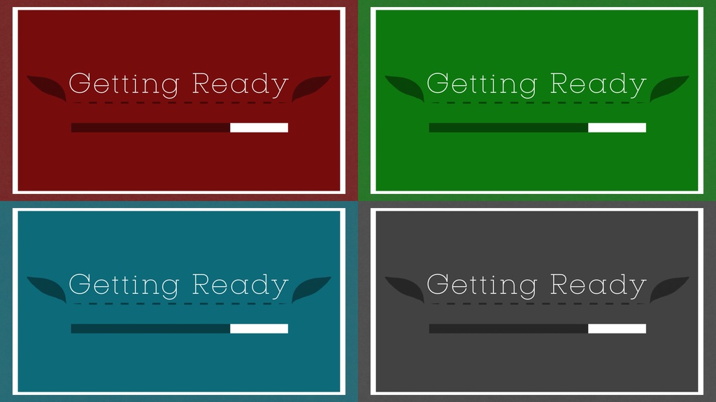 シンプルシックな待機画面【CA-WTM-01】