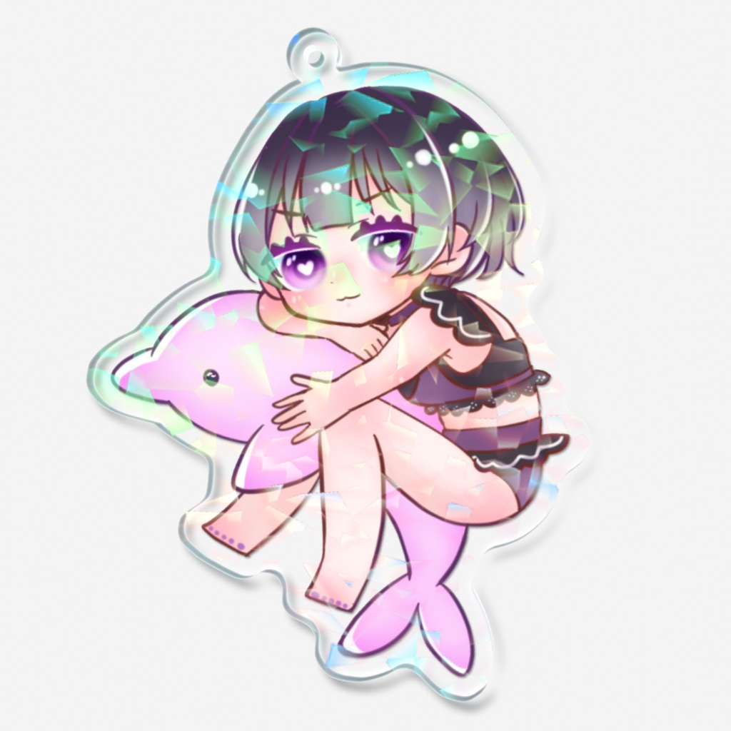 水着SDアクキーきらきらver.(70mm×70mm)