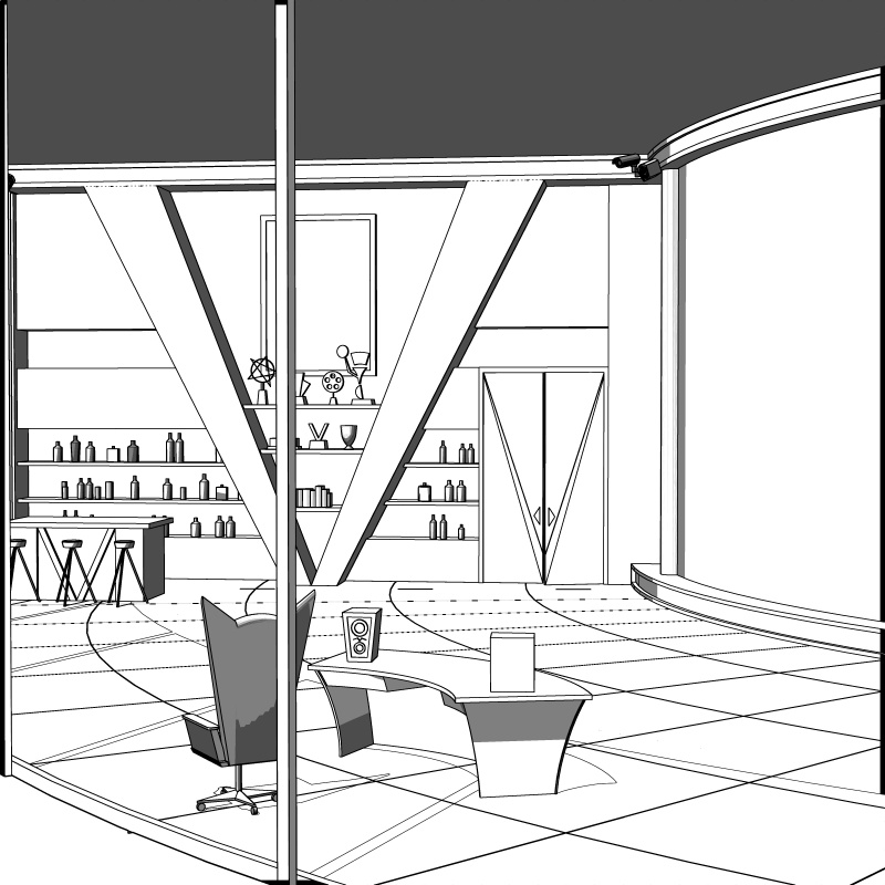 ヴォックスのベッドルーム