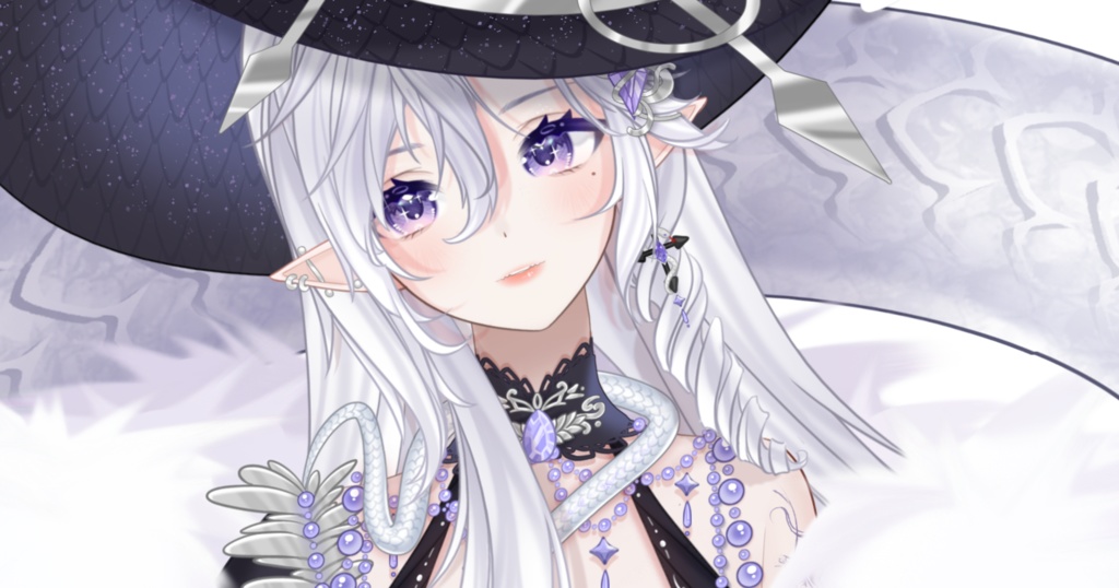 Serena Live 2D Model Sell ✨🤍🐍