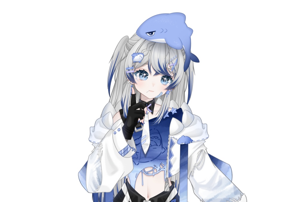 Shark Live 2D Model Sell ✨🌊🦈