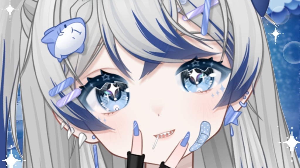 Shark Live 2D Model Sell ✨🌊🦈