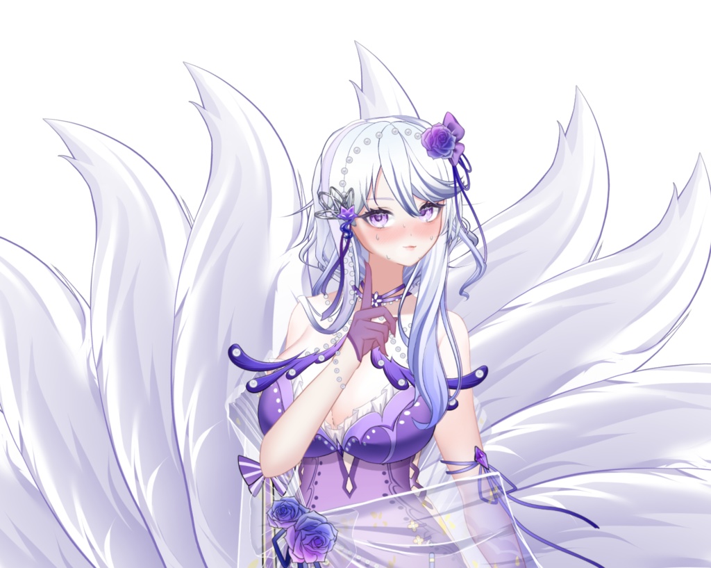 Eliza The Purple Fox [Live 2D Model Sell] 💜✨
