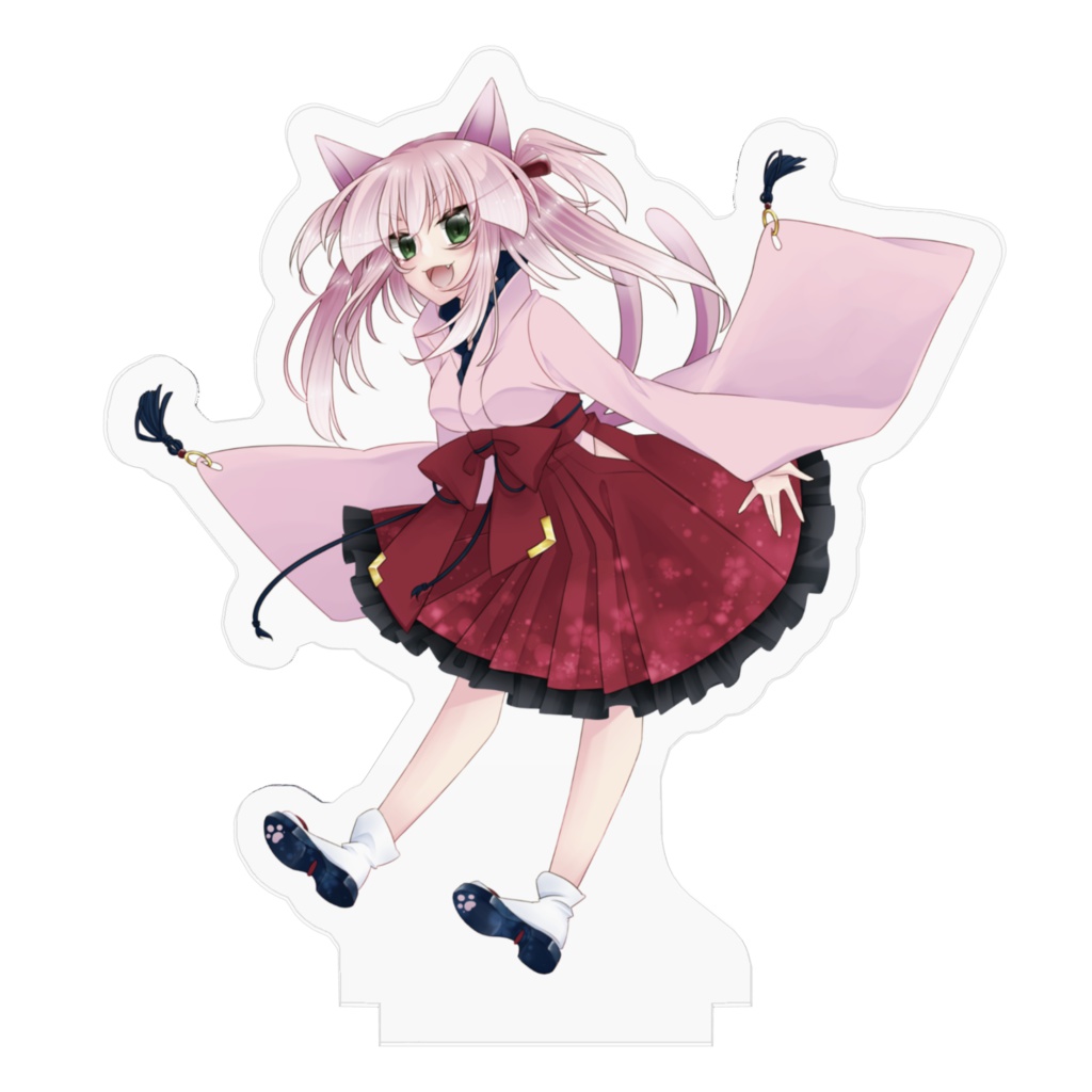 狗尾アクリルフィギュア