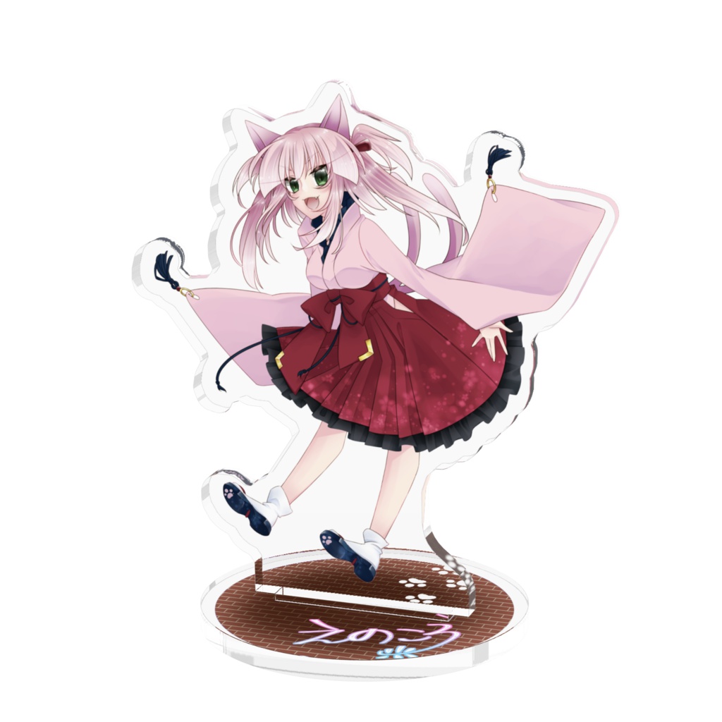 狗尾アクリルフィギュア