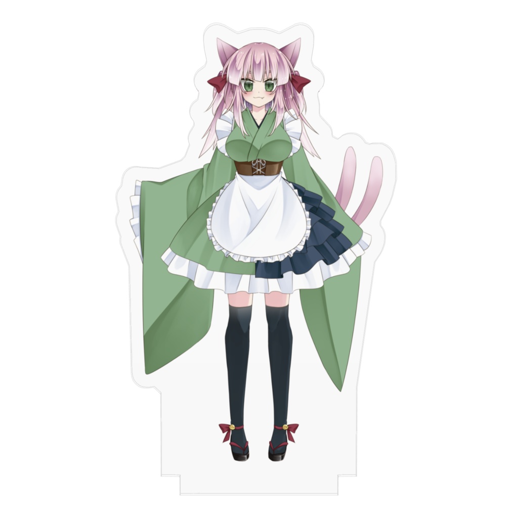 狗尾アクリルフィギュア和メイドver.