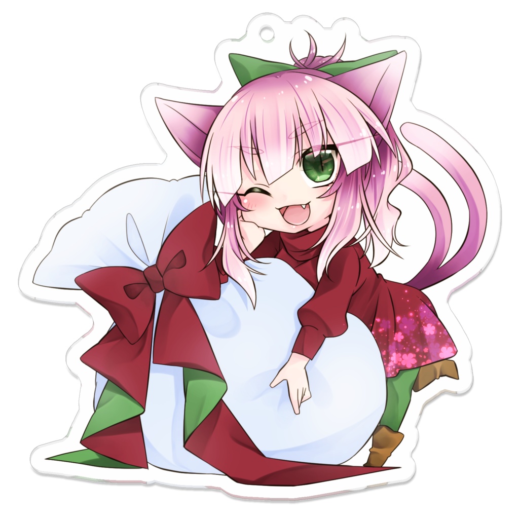 狗尾アクキー:クリスマスVer.