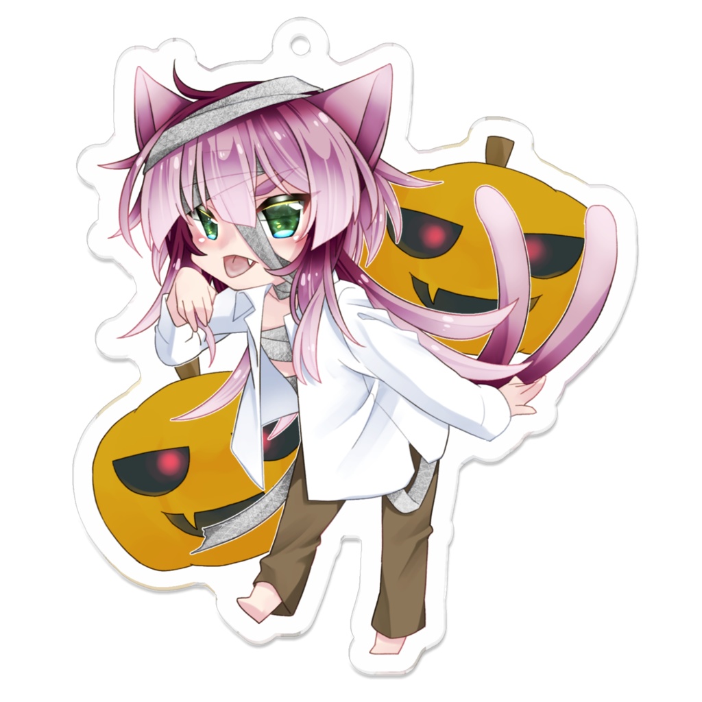 ハロウィン狗尾くんアクキー