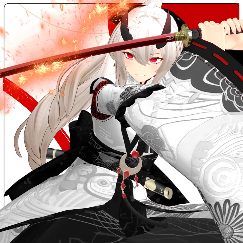 【3Dモデル】「凪羽 -Nagiha-」