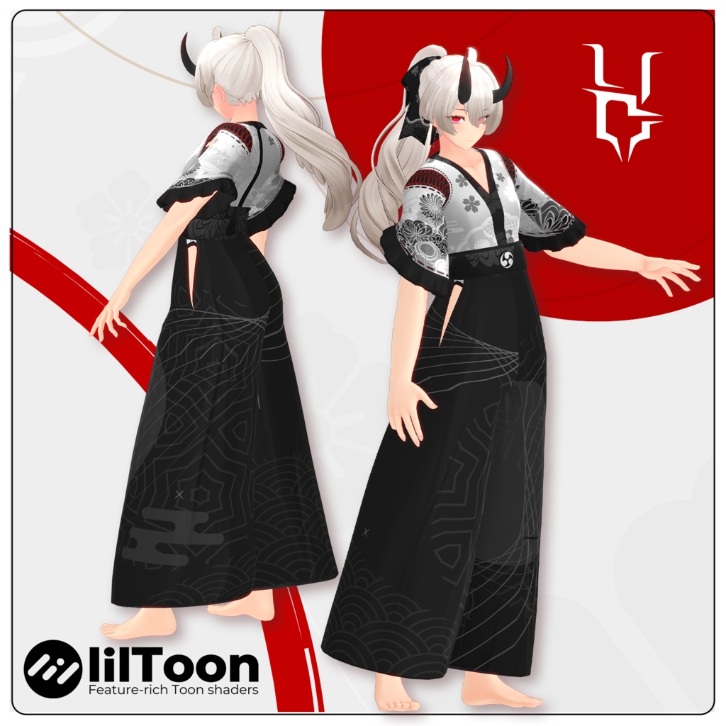 【3Dモデル】「凪羽 -Nagiha-」