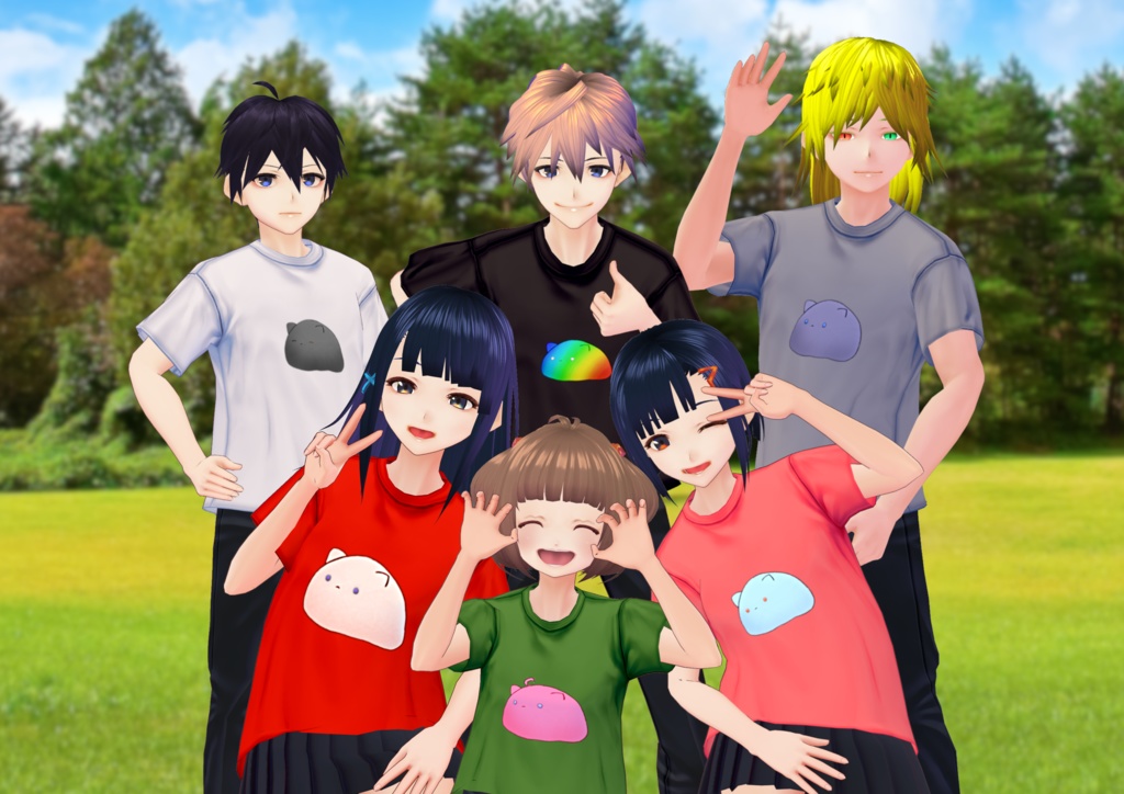ねこすらTシャツ＆ねこすらTシャツメーカーBasic