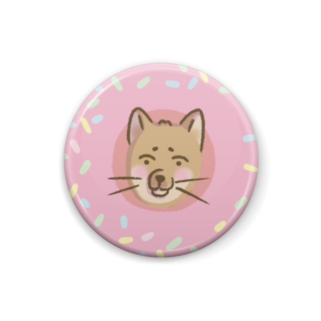 [ドーナツ犬 / Donut Dog] 缶バッジ /  Button Badges