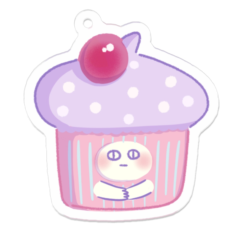 [カップケーキ / CupCakePeople] アクリルキーホルダー / Acrylic keychain ver.4