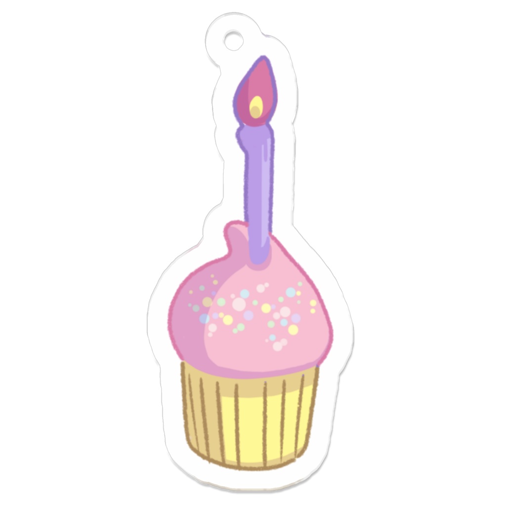 [カップケーキ / CupCakePeople] アクリルキーホルダー / Acrylic keychain ver.5