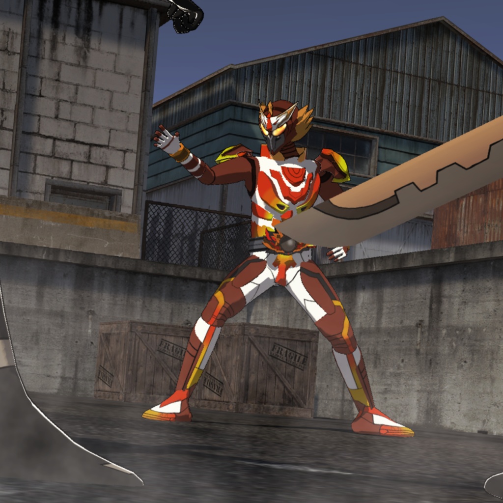 【VRMモデル】バーチャルウォーリア ヒートフォックス