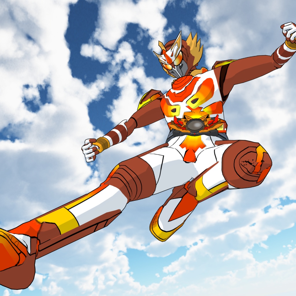 【VRMモデル】バーチャルウォーリア ヒートフォックス