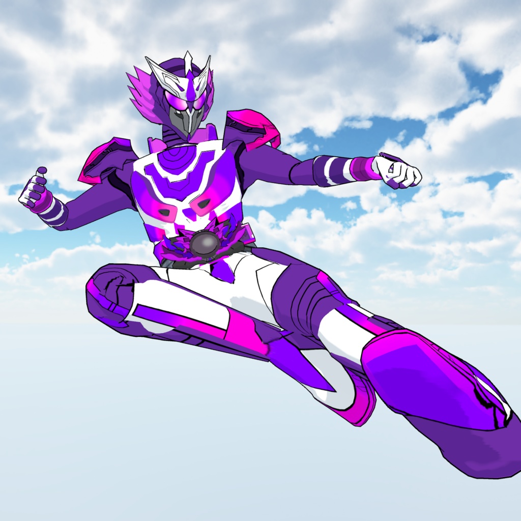 【VRMモデル】バーチャルウォーリア ダークフォックス