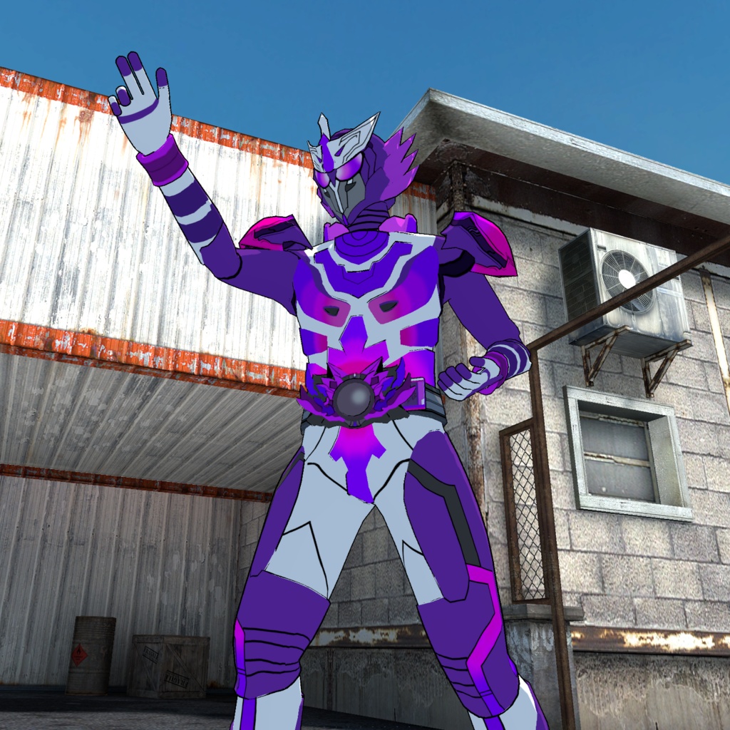 【VRMモデル】バーチャルウォーリア ダークフォックス