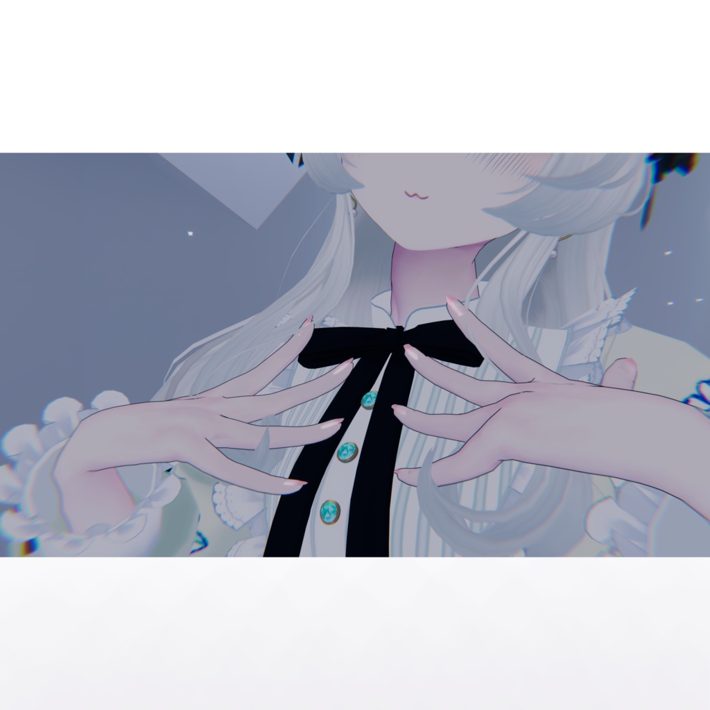 無料/FREE【brochiManac共通素体】NailOffTexture &PastelColorsFrenchNail