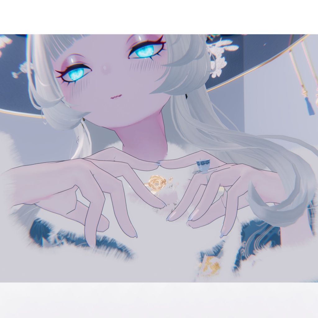 無料/FREE【brochiManac共通素体】NailOffTexture &PastelColorsFrenchNail