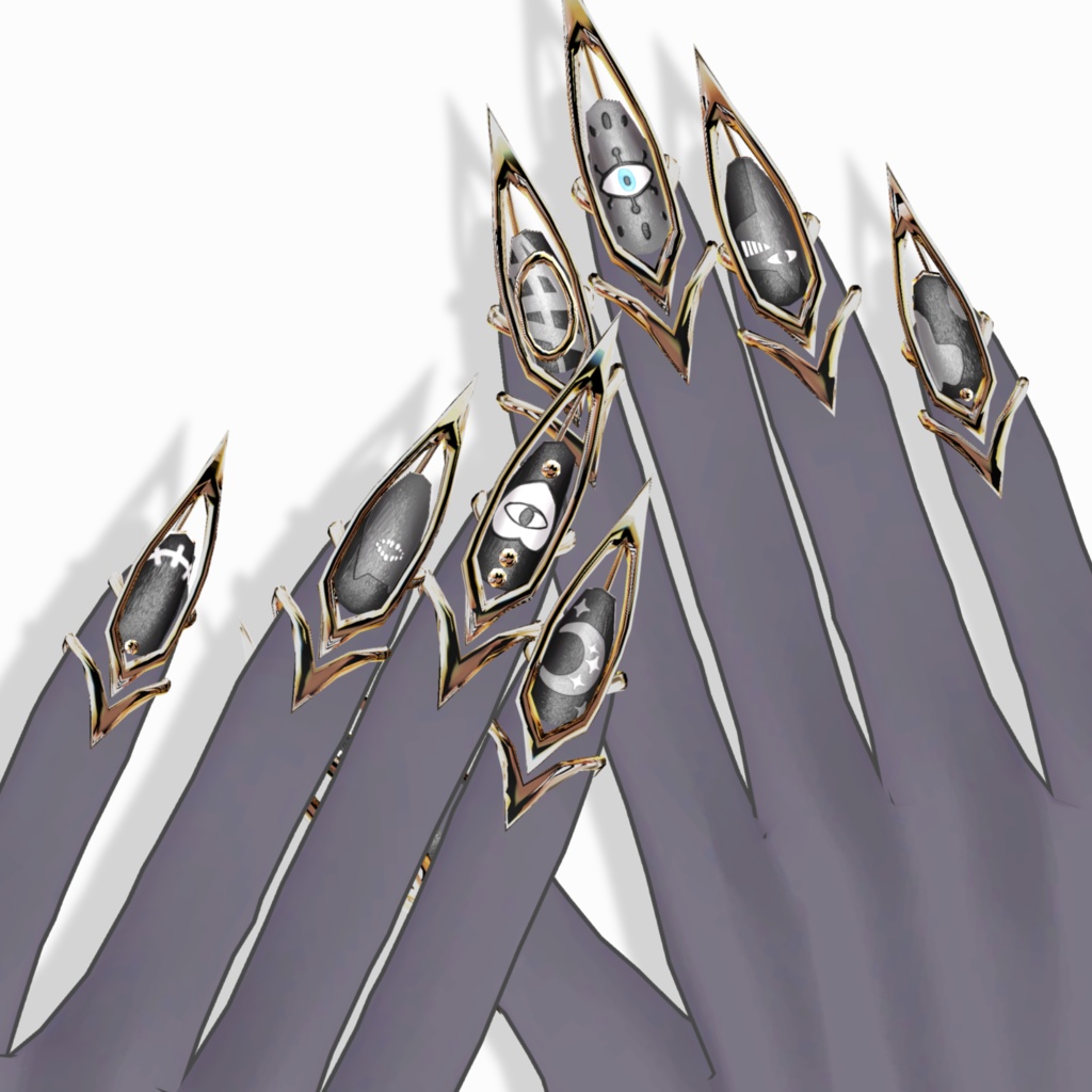 MonsterNails&DarkRings【brochiManac・Pochi】