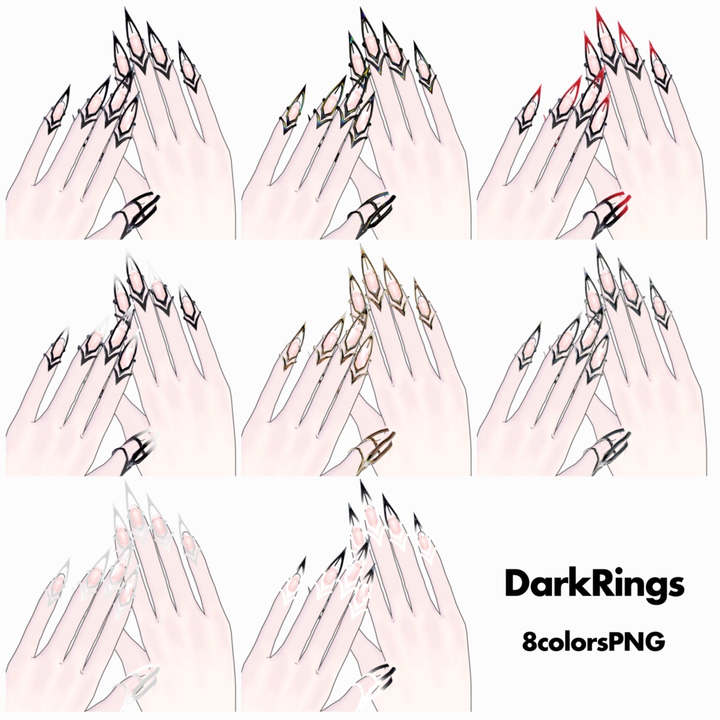MonsterNails&DarkRings【brochiManac・Pochi】