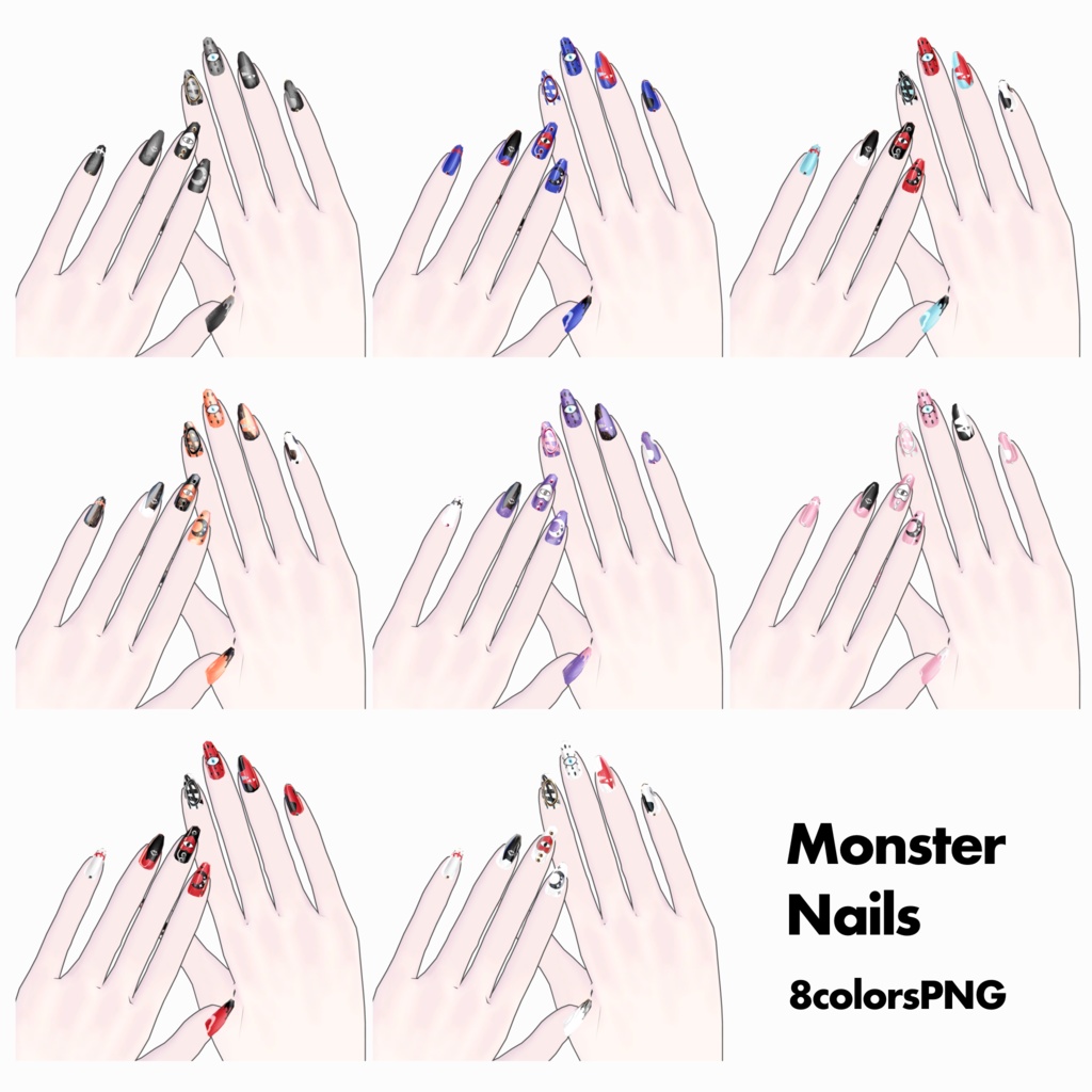MonsterNails&DarkRings【brochiManac・Pochi】