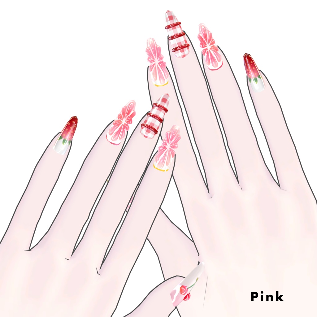 【ブロキマナク対応】FruitsNails