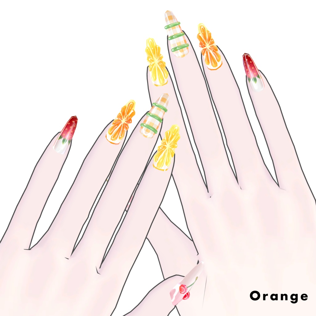 【ブロキマナク対応】FruitsNails