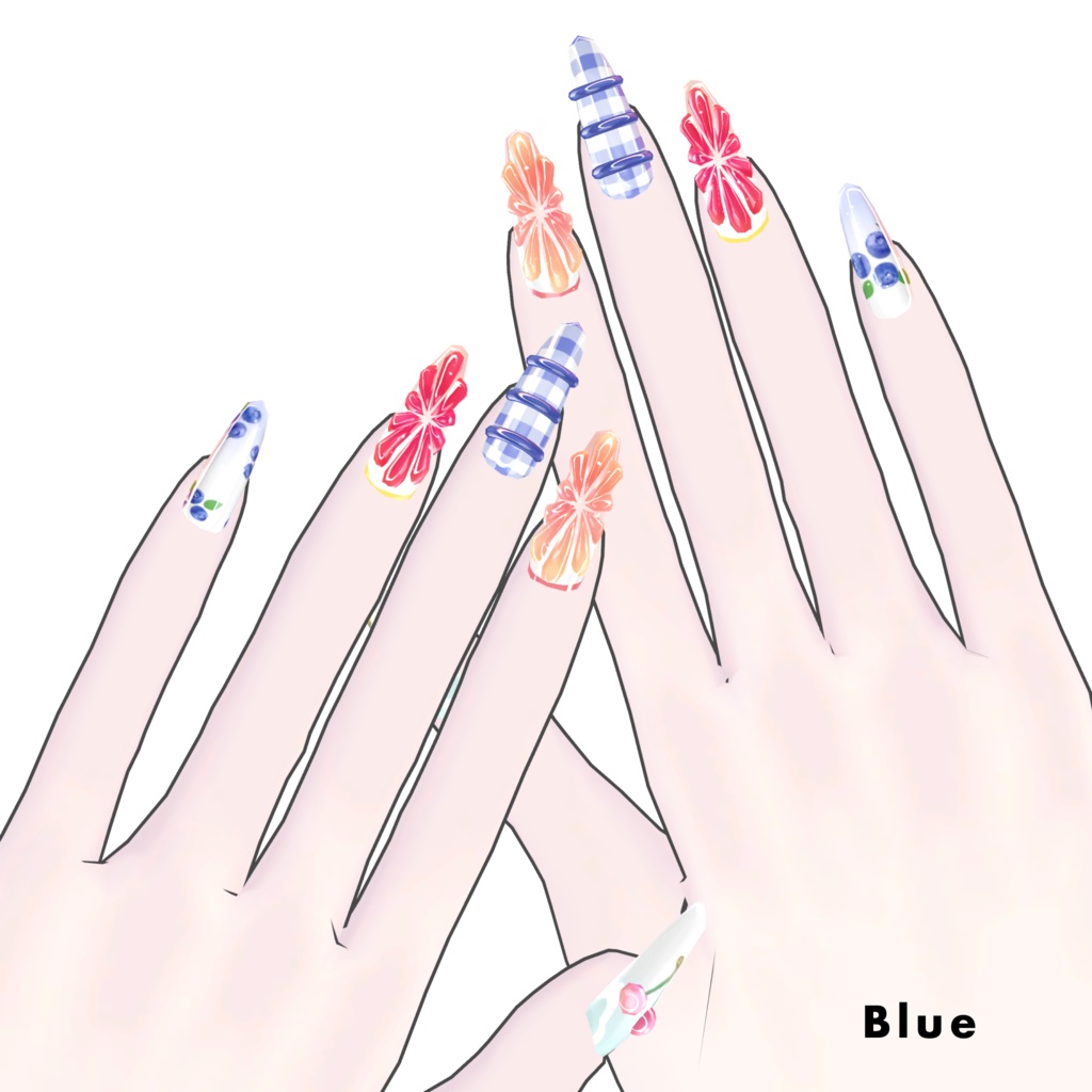 【ブロキマナク対応】FruitsNails