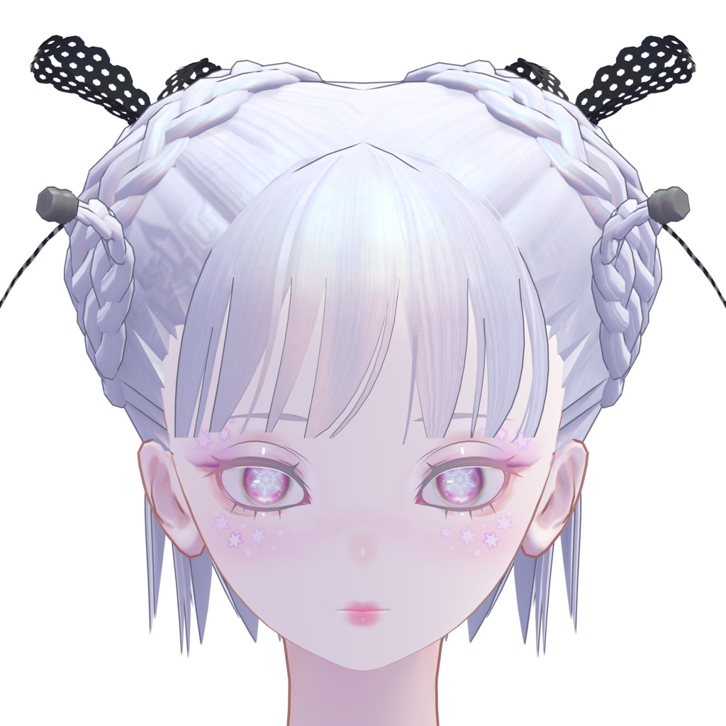 雪の結晶アイ⛄SnowMakeup&EyeTexture【ユリウス・ポチ】