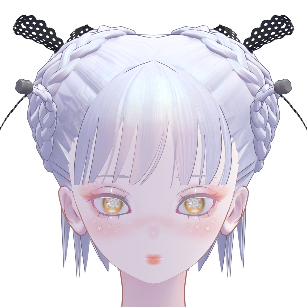 雪の結晶アイ⛄SnowMakeup&EyeTexture【ユリウス・ポチ】