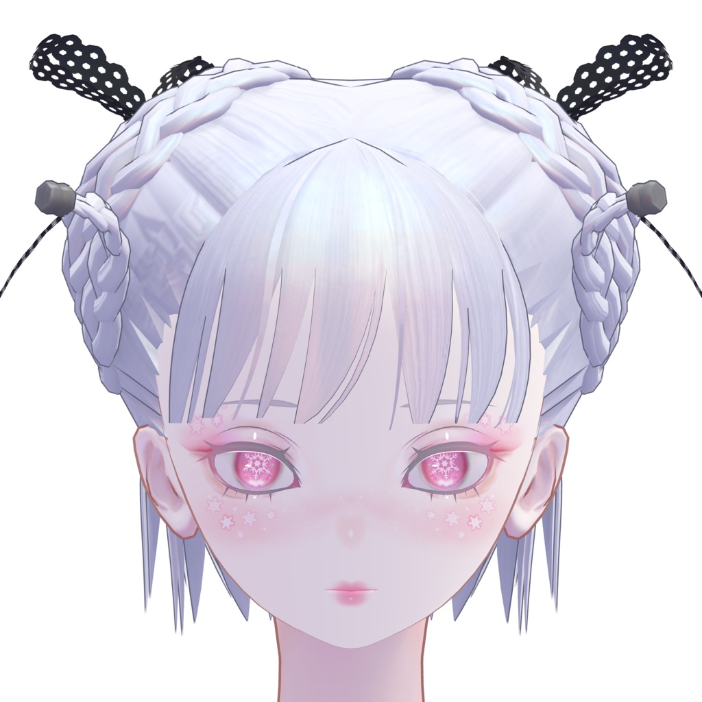 雪の結晶アイ⛄SnowMakeup&EyeTexture【ユリウス・ポチ】