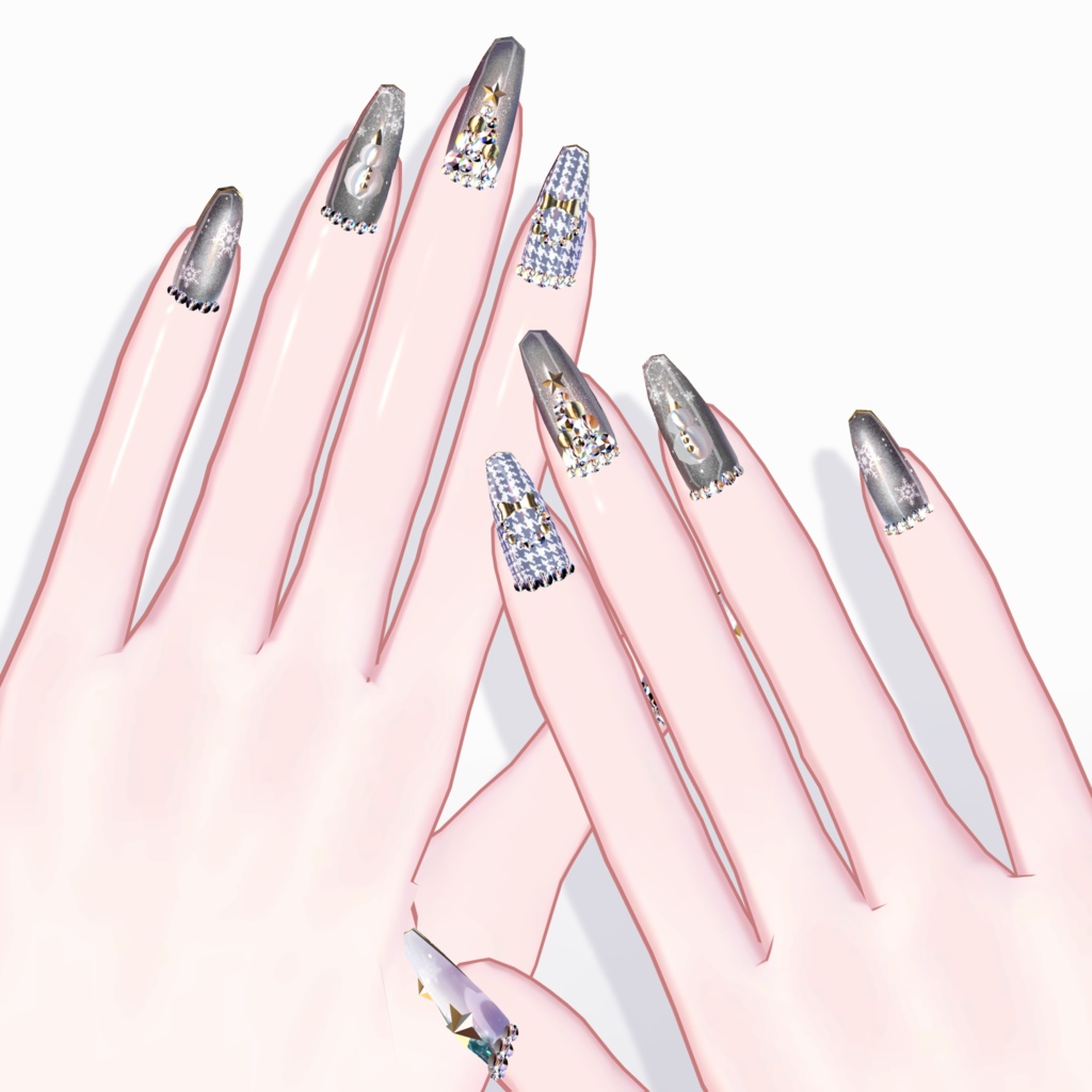 【ブロキマナク】ChristmasNailsクリスマスネイル