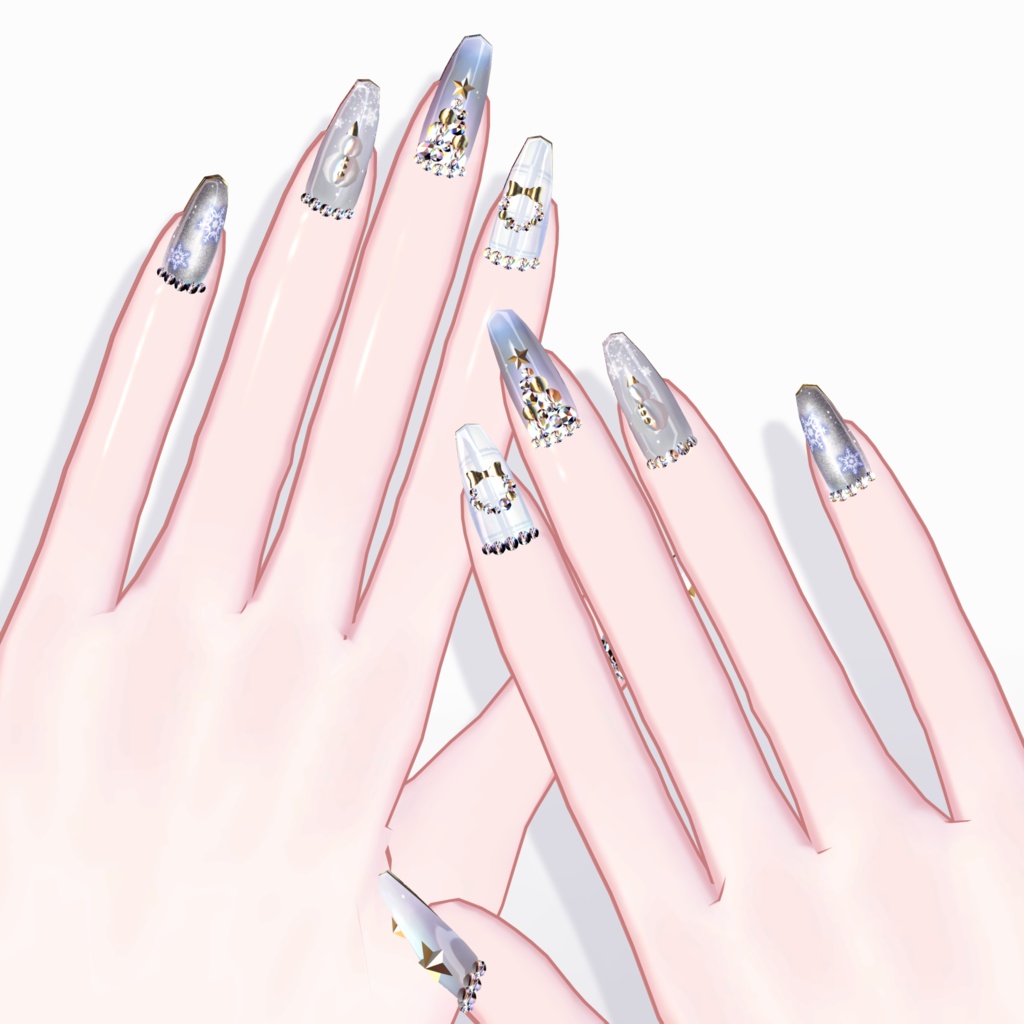 【ブロキマナク】ChristmasNailsクリスマスネイル