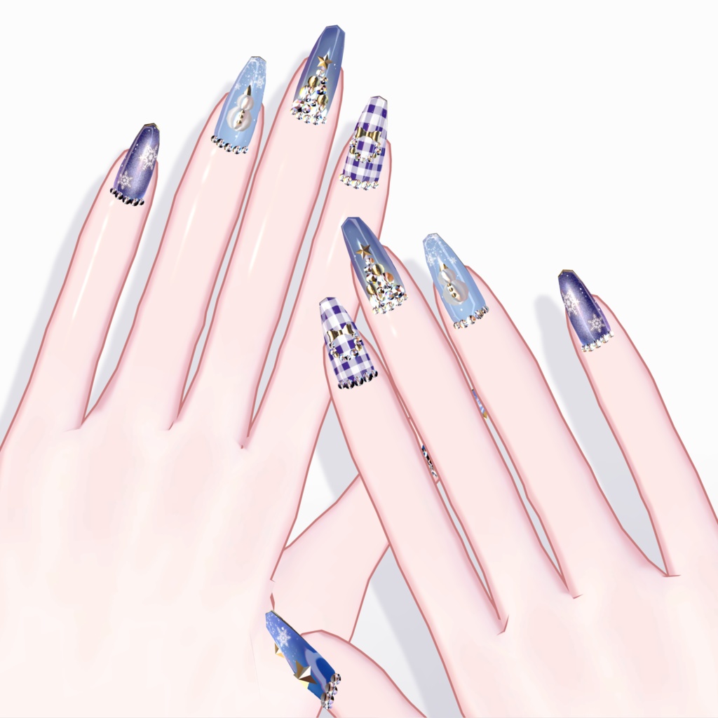 【ブロキマナク】ChristmasNailsクリスマスネイル