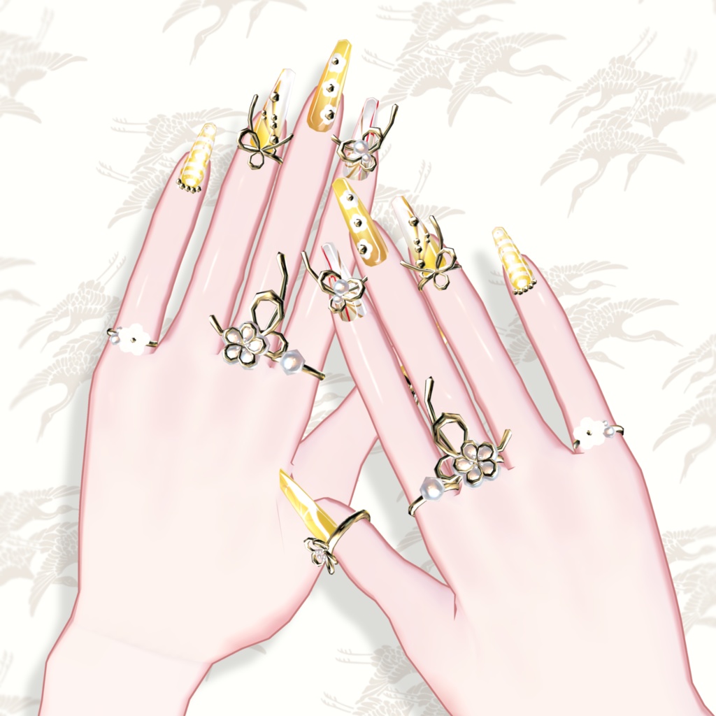 【brochiManac・Pochi】和風ネイル🎍J-style Nail&Ring